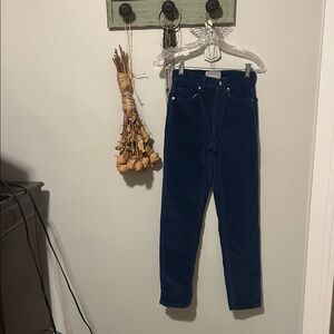 Women’s Corduroy Blue Jeans